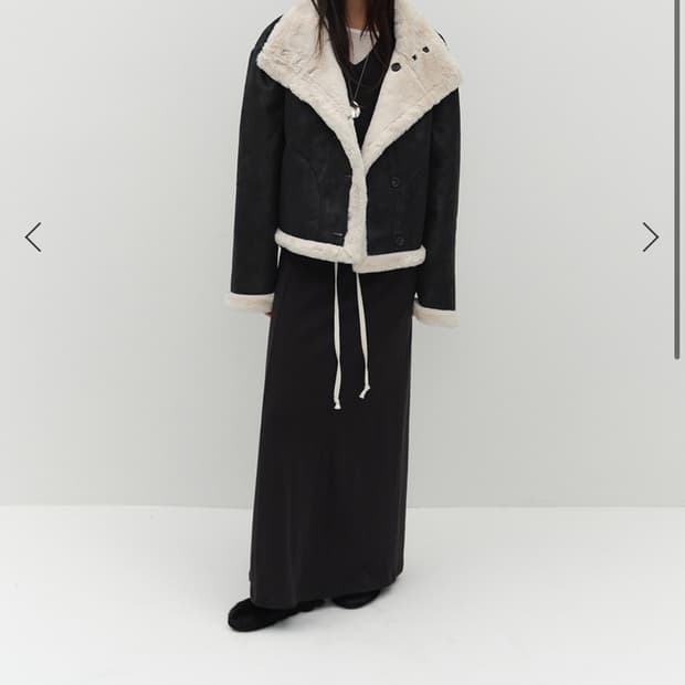 로우타이드 -리버시블무스탕 (블랙)