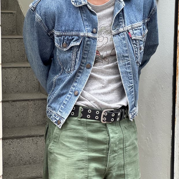 80s 리바이스 3세대 데님 트러커 자켓(O77)