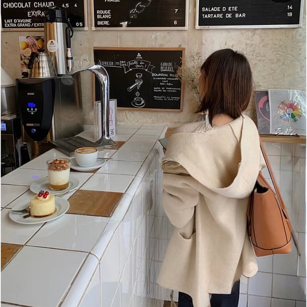 umer 유메르 후드 가디건