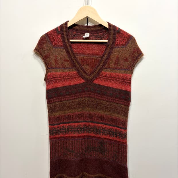 에르메스 캐시미어 니트 베스트