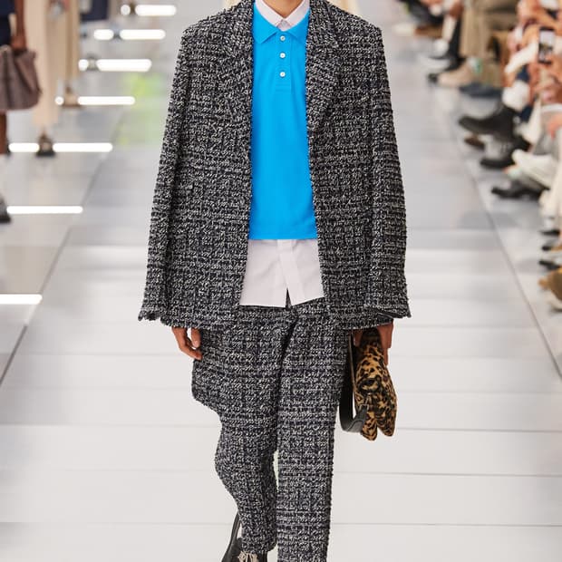 디올 런웨이 트위드 팬츠 48 (옷걸이,인보이스⭕️)