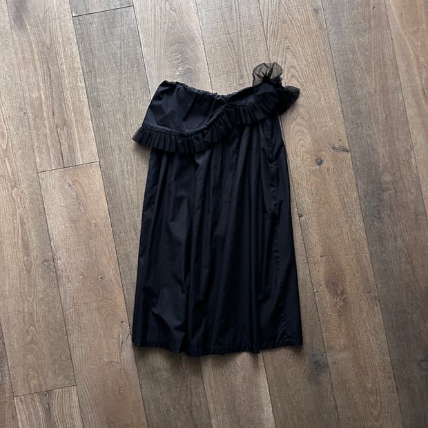 Tulle Frill Lace Long Skirt