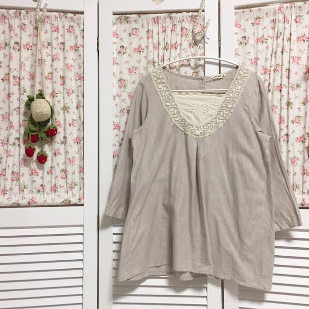 빈티지 sm2 모리걸 블라우스