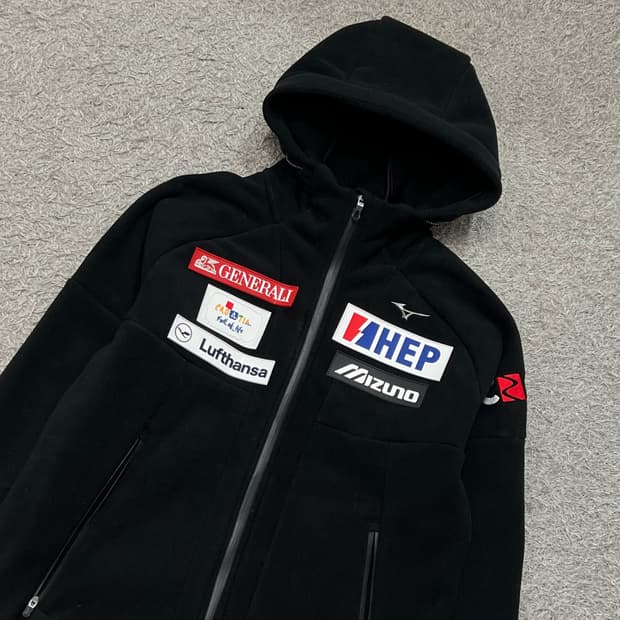 [95] 미즈노 후리스 후드집업