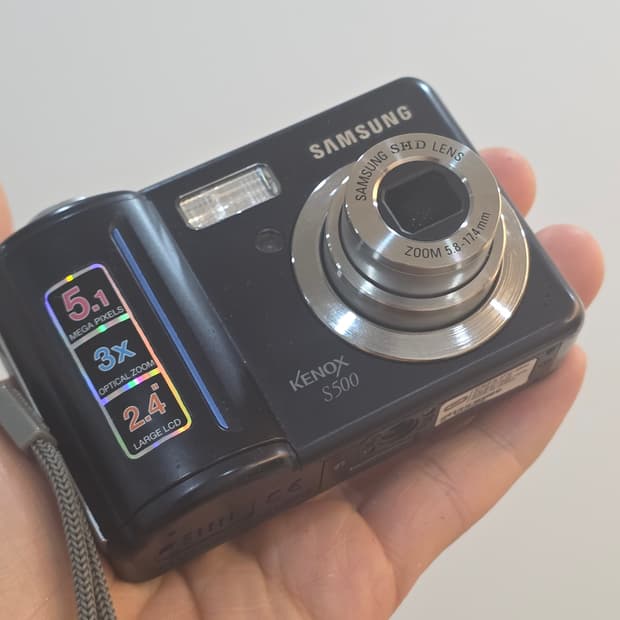Samsung kenox s500 빈티지 콤팩트 카메라 작례 O