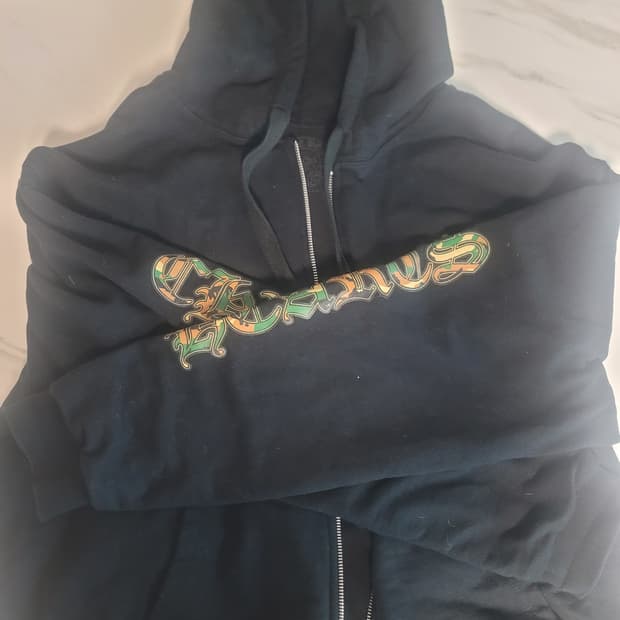 크롬하츠 카모 헤비웨이스트 후드집업 L 교신