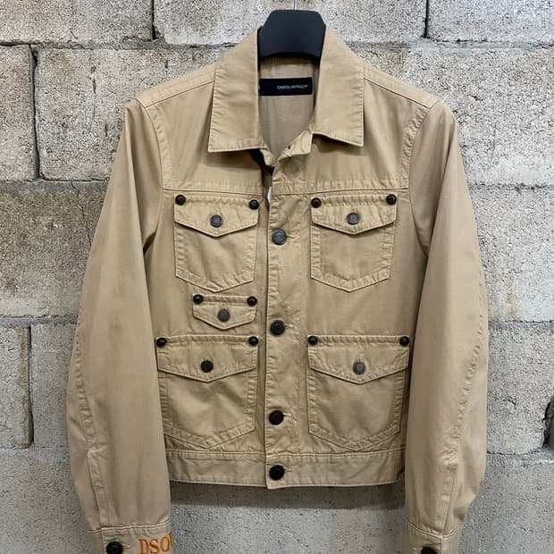 디스퀘어드2 멀티 포켓 트러커 자켓