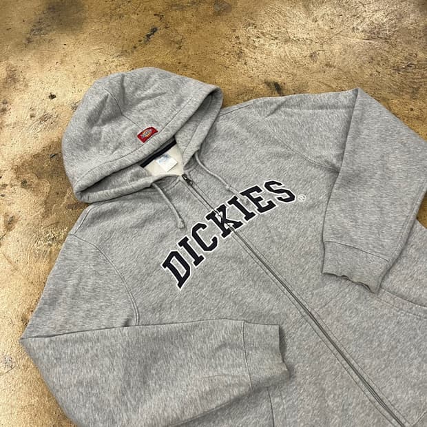 디키즈 회색 그레이 후드집업