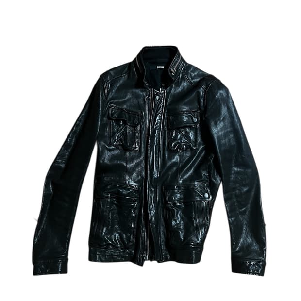 SYSTEM 퍼티그 양가죽 자켓