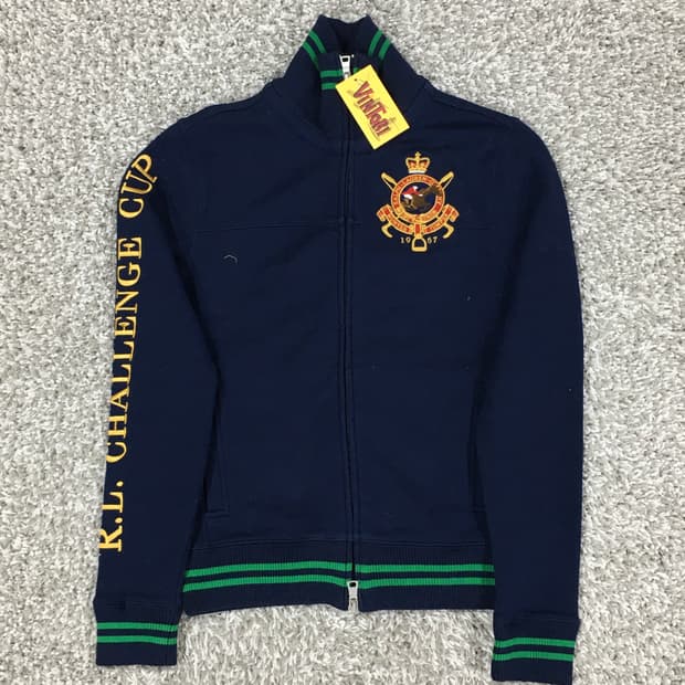 폴로 랄프로렌 네이비 로고 집업