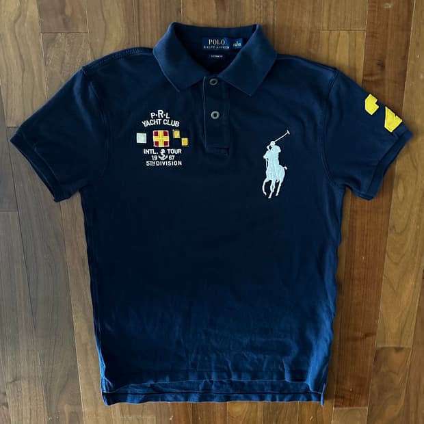 폴로 랄프로렌 빅포니 요트클럽 커스텀핏 피케티 S
