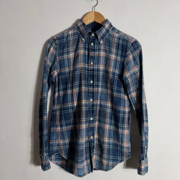 폴로 랄프로렌 빈티지 체크 셔츠(S)