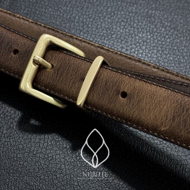 🌗 Vintage leather belt / 이태리 빈티지 가죽 벨트