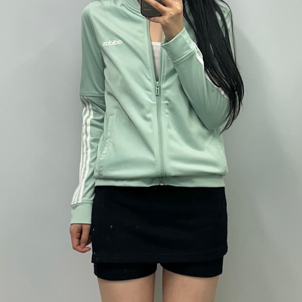 아디다스 사이드라인 민트 트랙 져지