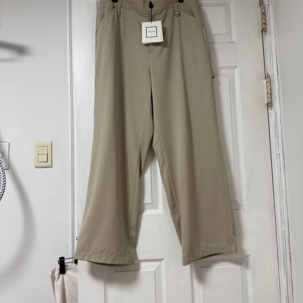 (52) 25SS 우영미 울 카펜터 팬츠 베이지