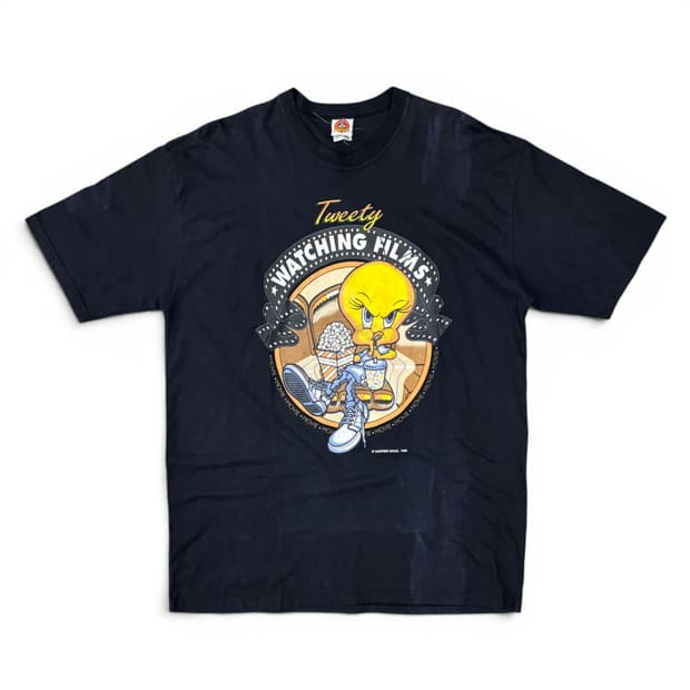 1998 루니툰즈 트위티 티셔츠