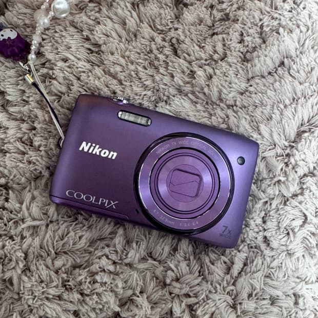 작례O) 니콘 쿨픽스 s3500 희귀컬러 바이올렛
