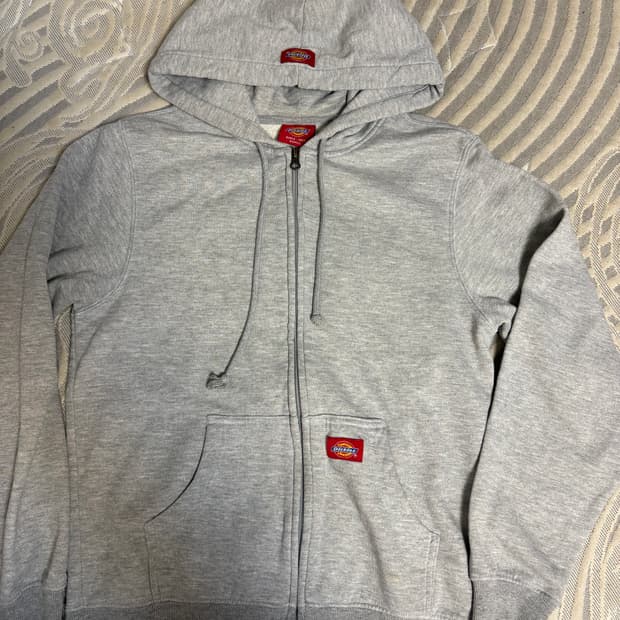 디키즈 후드집업 스몰로고 S