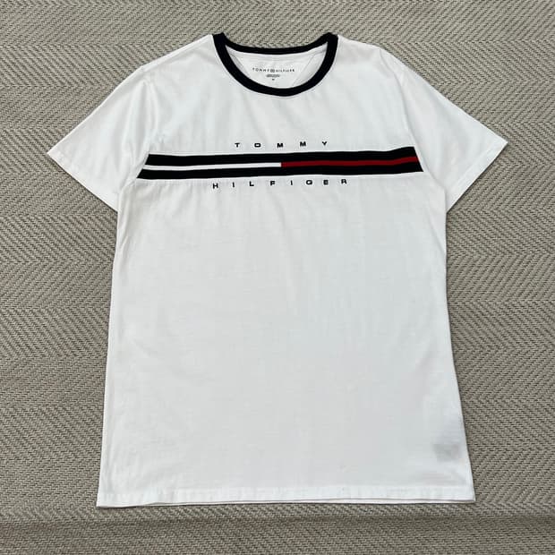 타미힐피거 로고 반팔티셔츠 r3998