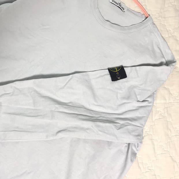 스톤아일랜드 롱슬리브 스카이블루