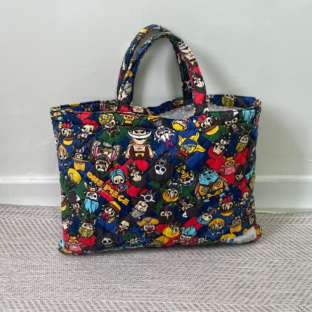 원피스 일러스트 그래픽 토트백 