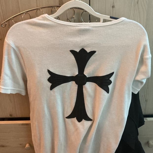 (급전)크롬하츠 반팔 골지 티셔츠