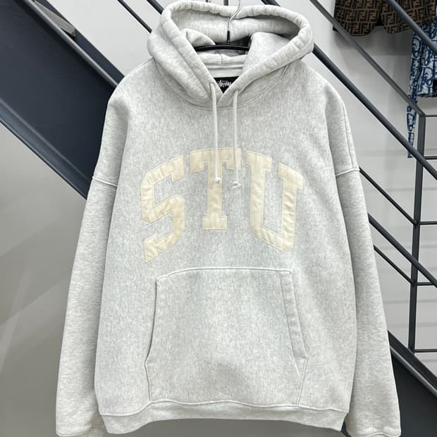 스투시 25ss 스투 아플리케 후드티셔츠