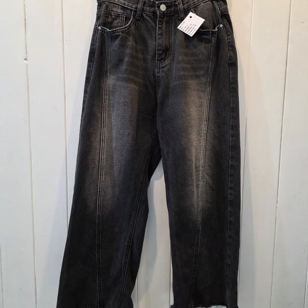 S-BIN 그라데이션 와이드 청바지