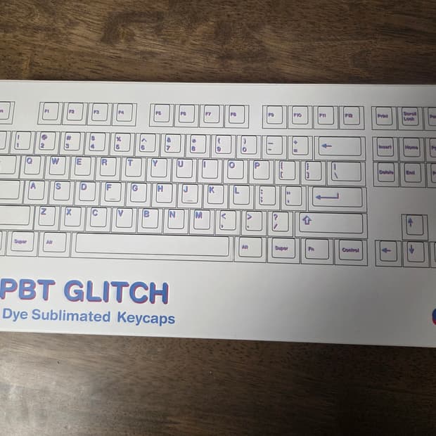 PBT glitch 키캡
