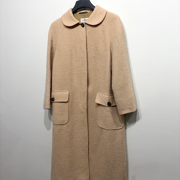 발렌티노 앙고라 모헤어 롱코트