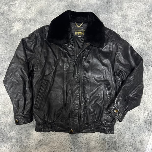 90s 양가죽 봄버 A-2 타입 95사이즈 