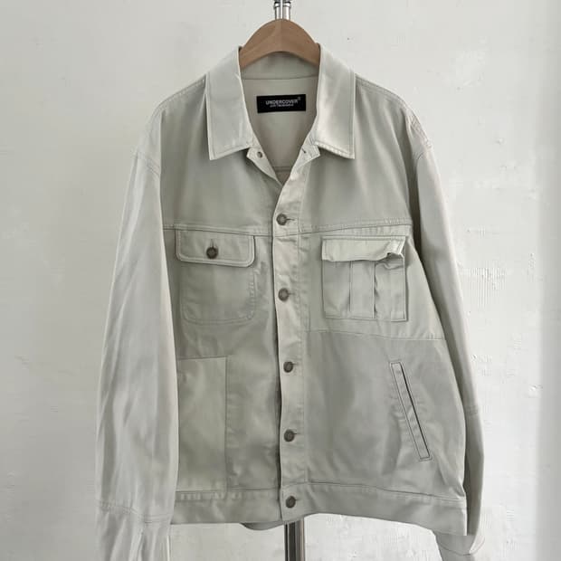 UNDERCOVER 언더커버 23SS 화이트 트러커 자켓