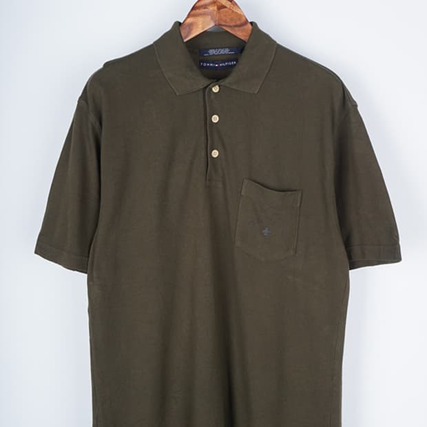 00's TOMMY HILFIGER pique shirt