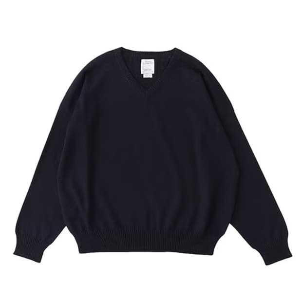 [3] 비즈빔 앰퓰러스 브이넥 니트 블랙