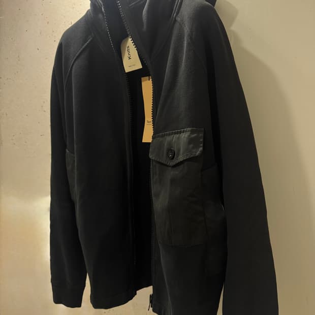 (새제품) Ten c 텐씨 후드 자켓 블랙 M