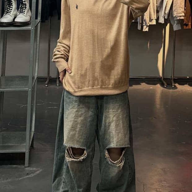 폴로랄프로렌 신형라벨 베이직 슬림핏 니트 A3571