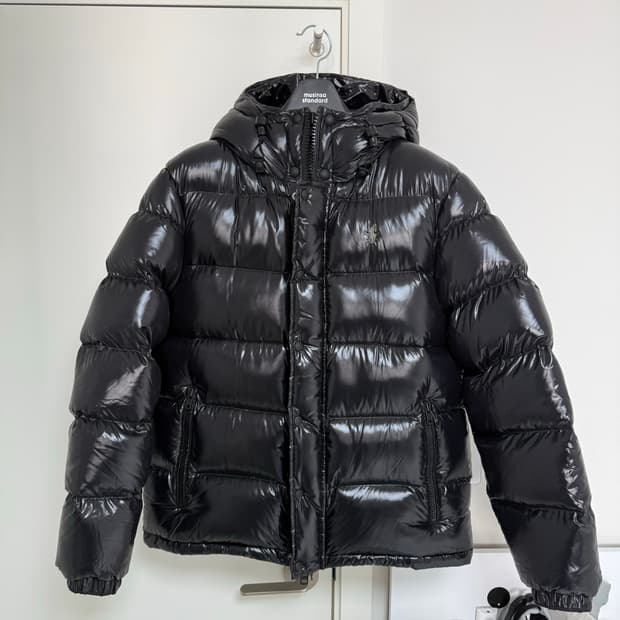 폴로랄프로렌 유광 덕다운 헤비 패딩 L (105-110)