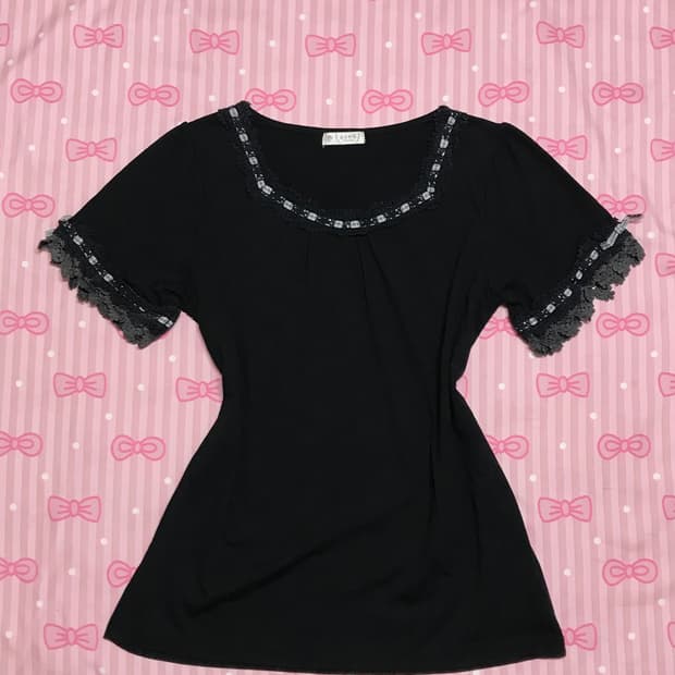 Axes femme 블랙 레이스 t