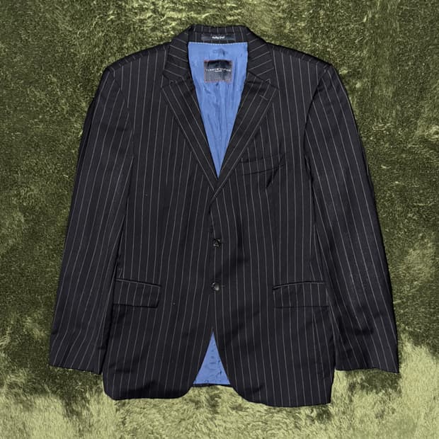 [52] 타미힐피거 USA 테일러드 비스코스 스트라이프 블레이저