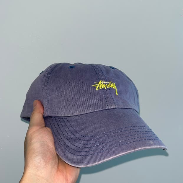 스투시 stussy 스탁 로우 프로 볼캡 퍼플