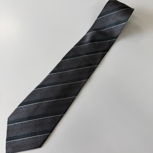 빈티지 실크 넥타이 8.3cm