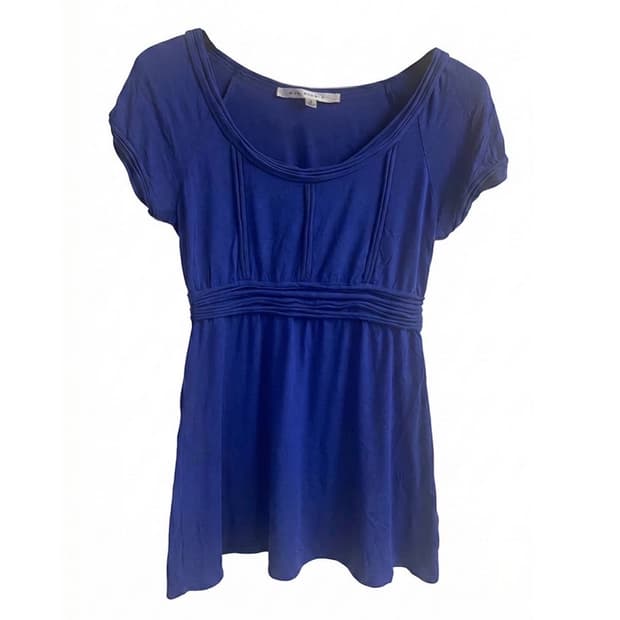 [직수입] 빈티지 max studio 블루 탑 미니 드레스