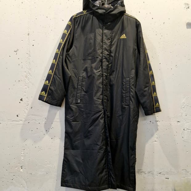 아디다스 벤치코트 돕바 롱패딩 M