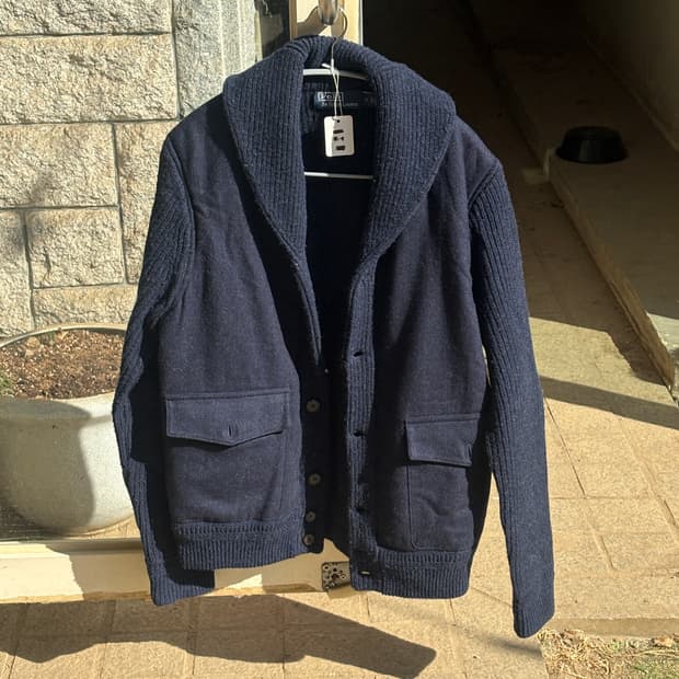 Polo Shawl collar 폴로 숄카라 가디건