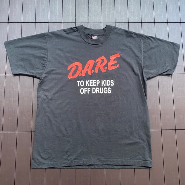 (XL) 90s 빈티지 DARE 티셔츠