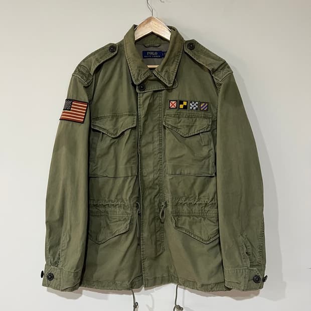 폴로 랄프로렌 비즈 밀리터리 M65 필드자켓 M 100-105