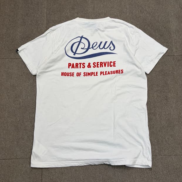 deus 데우스  프린트 반팔 티셔츠 xl 