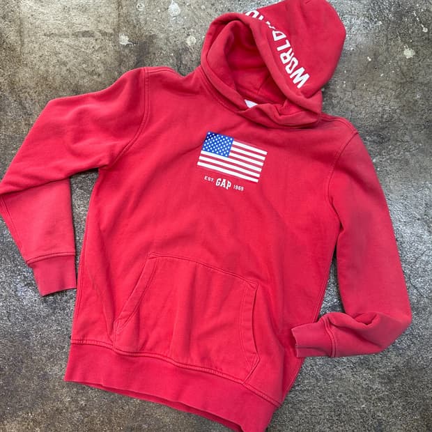 GAP USA FLAG 후드티