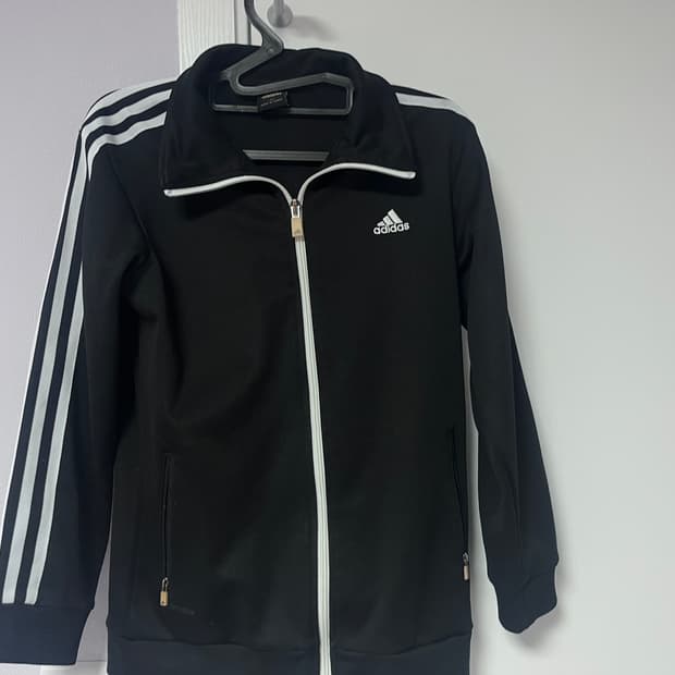 아디다스 슬림핏 집업 져지