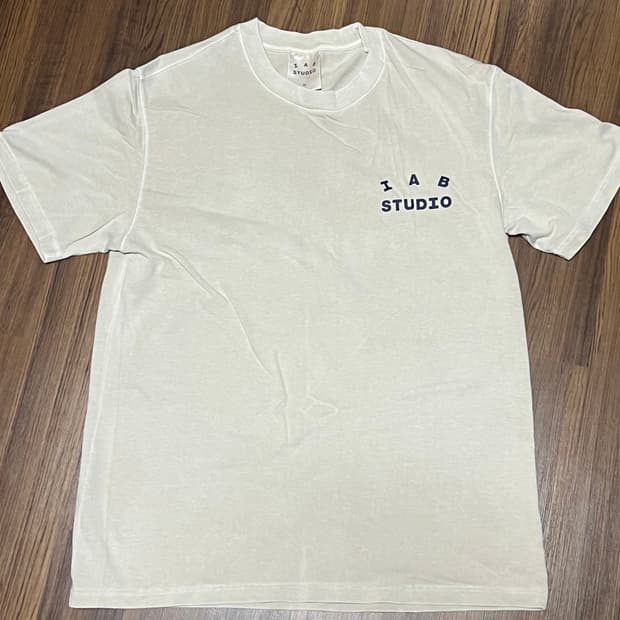 아이앱 스튜디오 피그먼트 티셔츠 오트밀 M